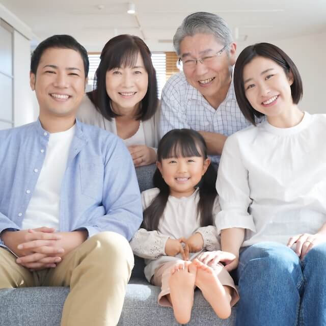 復旧させた家族写真