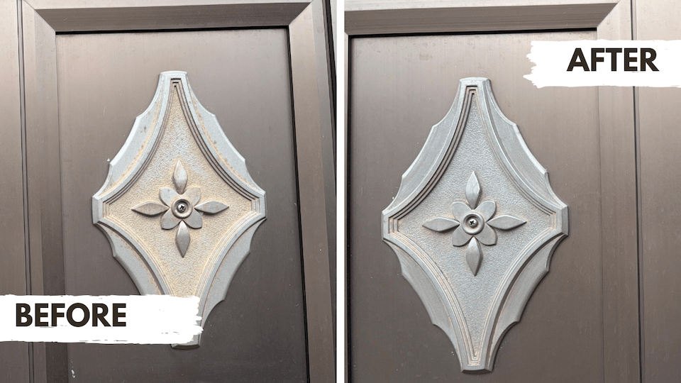 AIを使った結果の玄関のサビの比較