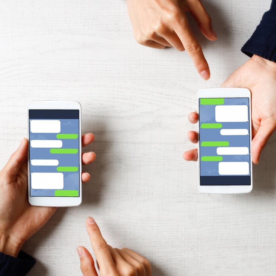 LINEの使い方の指導